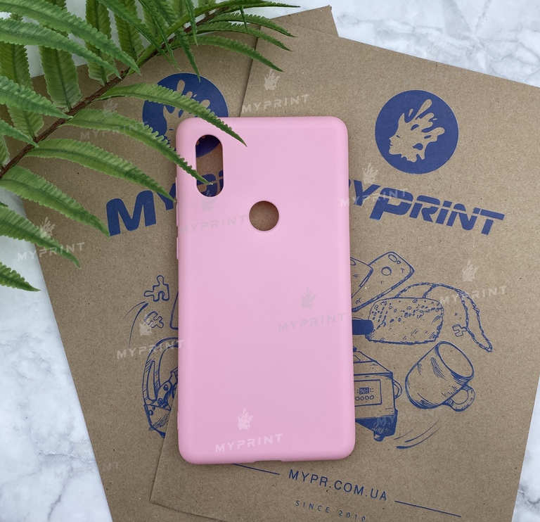 Чохол силіконовий для Xiaomi MI Mix 2s рожевий (5180)  Чохол силіконовий для Xiaomi MI Mix 2s рожевий (5180)