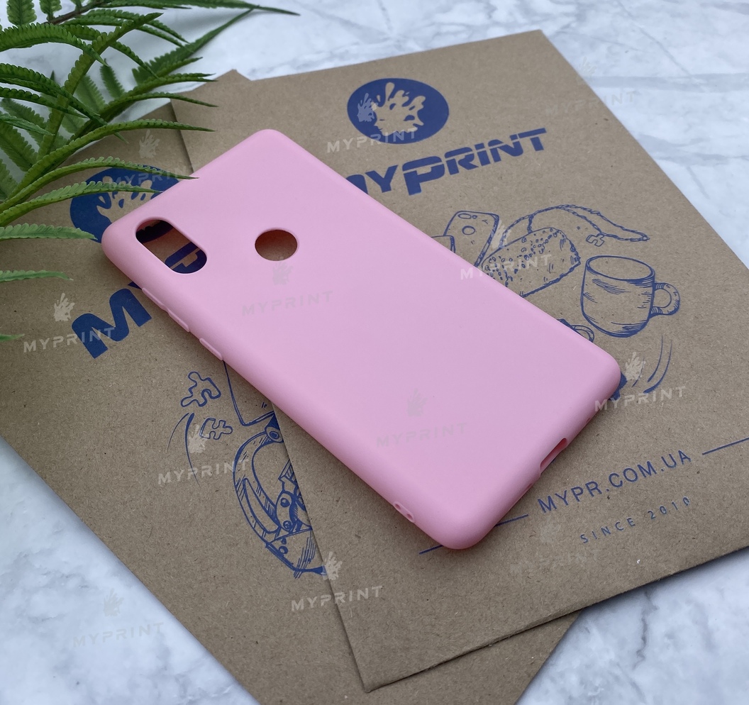 Чохол силіконовий для Xiaomi MI Mix 2s рожевий (5180) - фото 2 Чохол силіконовий для Xiaomi MI Mix 2s рожевий (5180) - фото 2 - Чохли для УФ друку