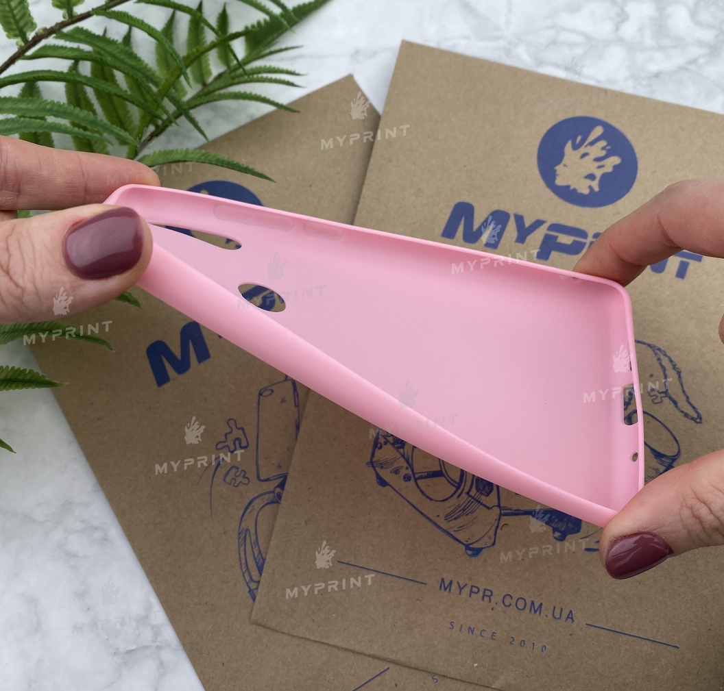 Чохол силіконовий для Xiaomi MI Mix 2s рожевий (5180) - фото 3 Чохол силіконовий для Xiaomi MI Mix 2s рожевий (5180) - фото 3 - Чохли для УФ друку