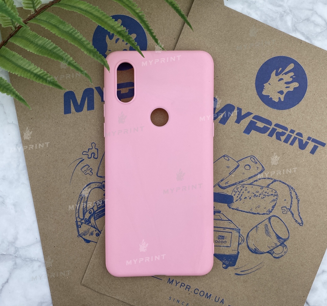 Silicone cover for Xiaomi MI Mix 3 pink (5184) - фото 1 Silicone cover for Xiaomi MI Mix 3 pink (5184) - фото 1 - Covers for UV printing