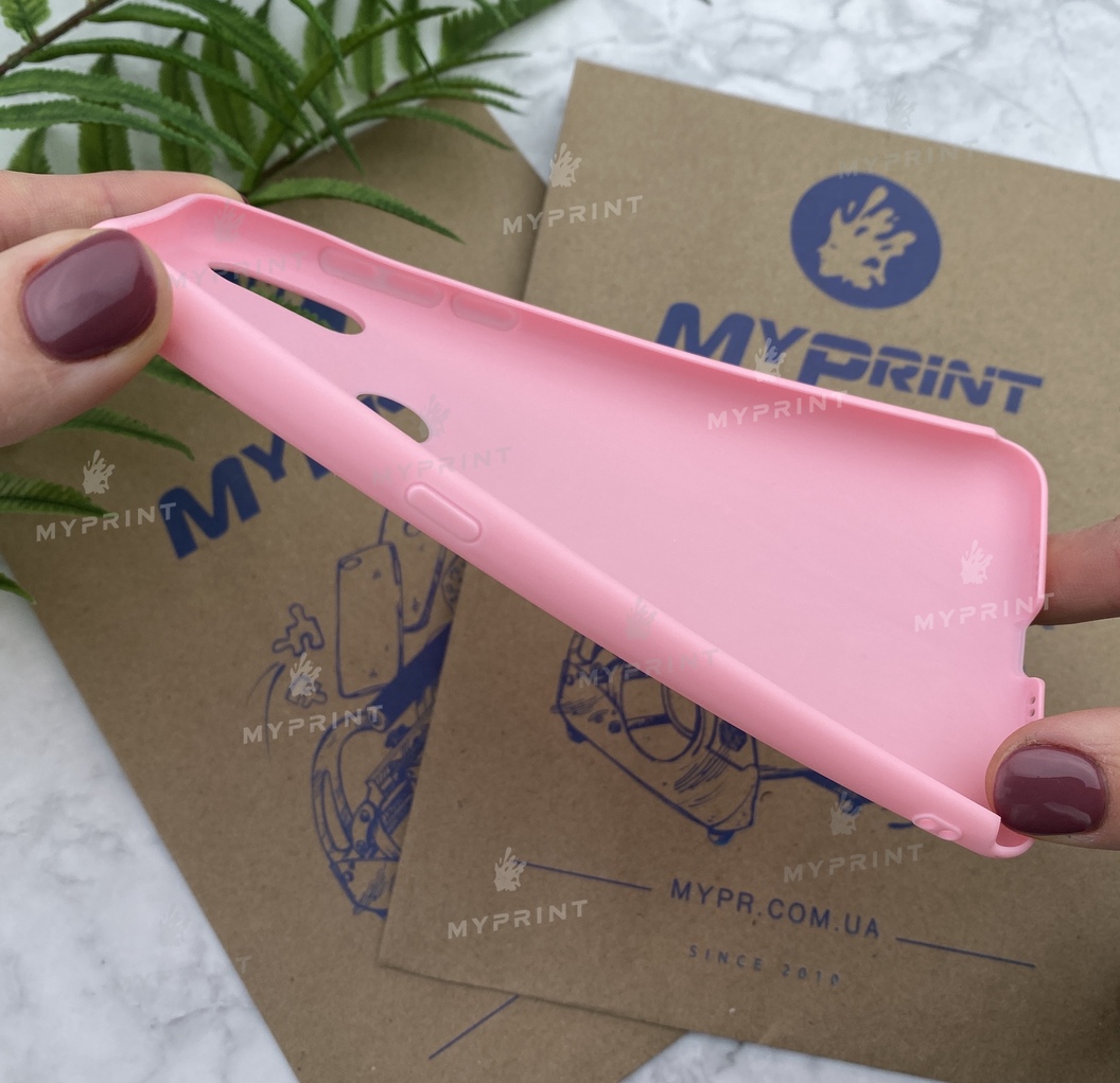 Silicone cover for Xiaomi MI Mix 3 pink (5184) - фото 3 Silicone cover for Xiaomi MI Mix 3 pink (5184) - фото 3 - Covers for UV printing