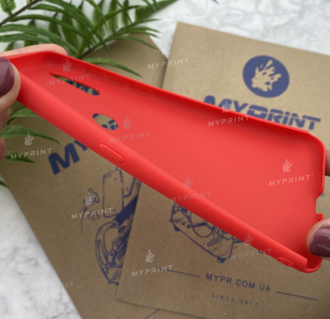Чохол силіконовий для Xiaomi MI Mix 3 червоний (5185) - фото 3 - Чохли для УФ друку