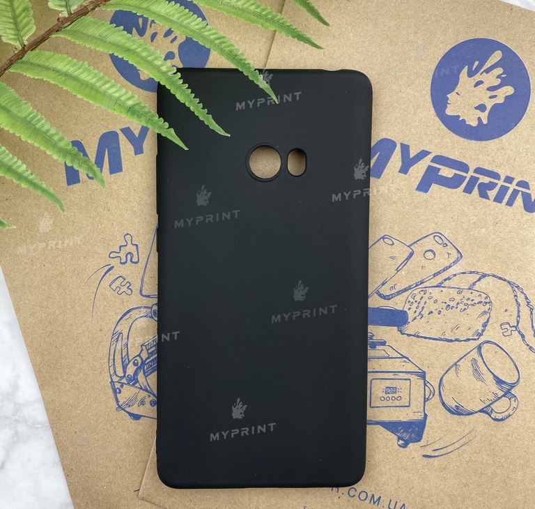 Чохол силіконовий для Xiaomi Mi Note 2 чорний (5186) 
