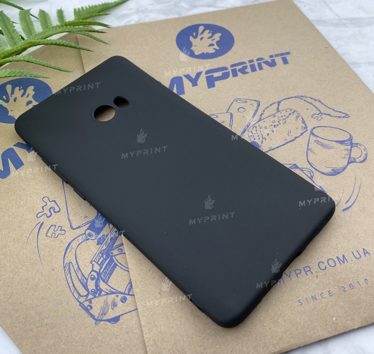 Чохол силіконовий для Xiaomi Mi Note 2 чорний (5186) 