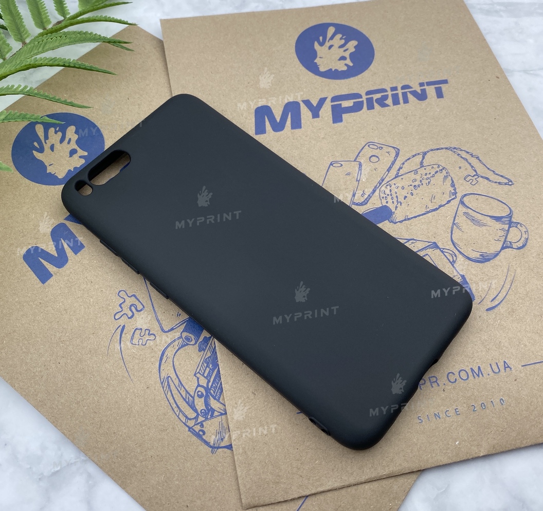 Чохол силіконовий для Xiaomi Mi Note 3 чорний (5188) - фото 2 - Чохли для УФ друку
