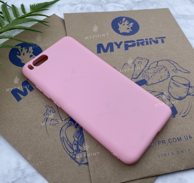 Чохол силіконовий для Xiaomi Mi Note 3 рожевий (5189) 