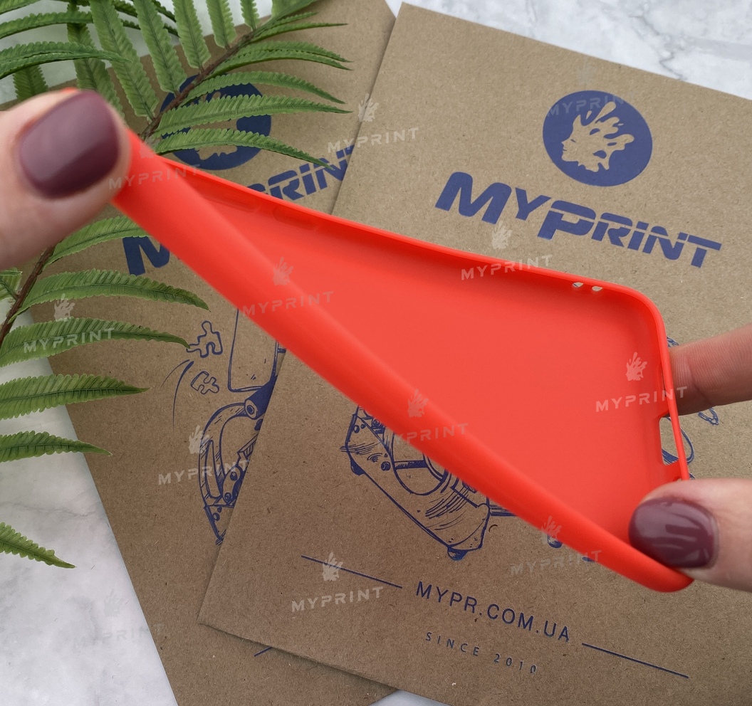 Чохол силіконовий для Xiaomi Mi Note 3 червоний (5190) - фото 3 - Чохли для УФ друку