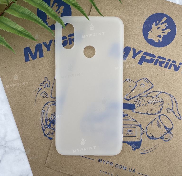 Чохол силіконовий для Xiaomi MI8 білий (5150) 