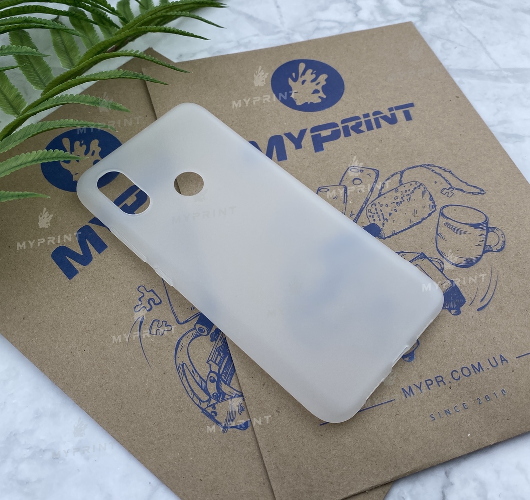 Чохол силіконовий для Xiaomi MI8 білий (5150) - фото 2 - Чохли для УФ друку
