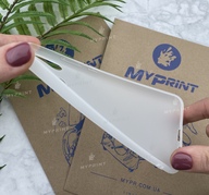 Чохол силіконовий для Xiaomi MI8 білий (5150) - фото 3 - Чохли для УФ друку