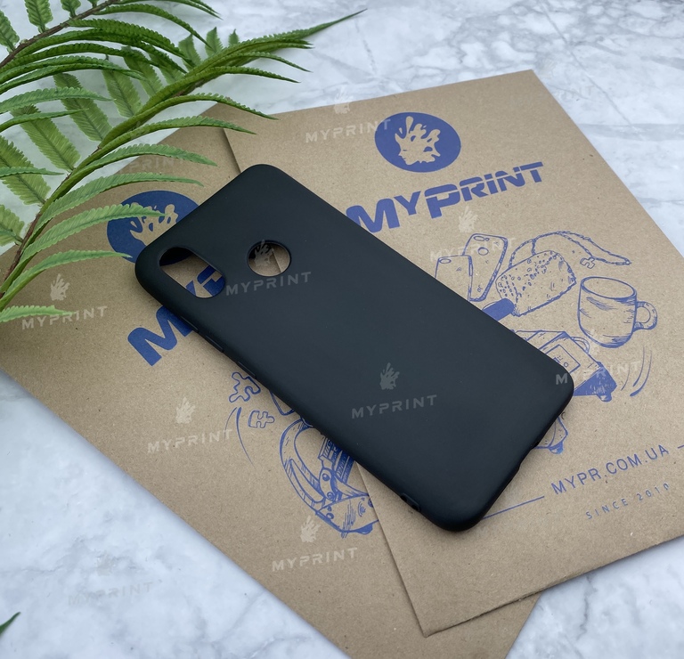 Чохол силіконовий для Xiaomi MI8 чорний (5153) 