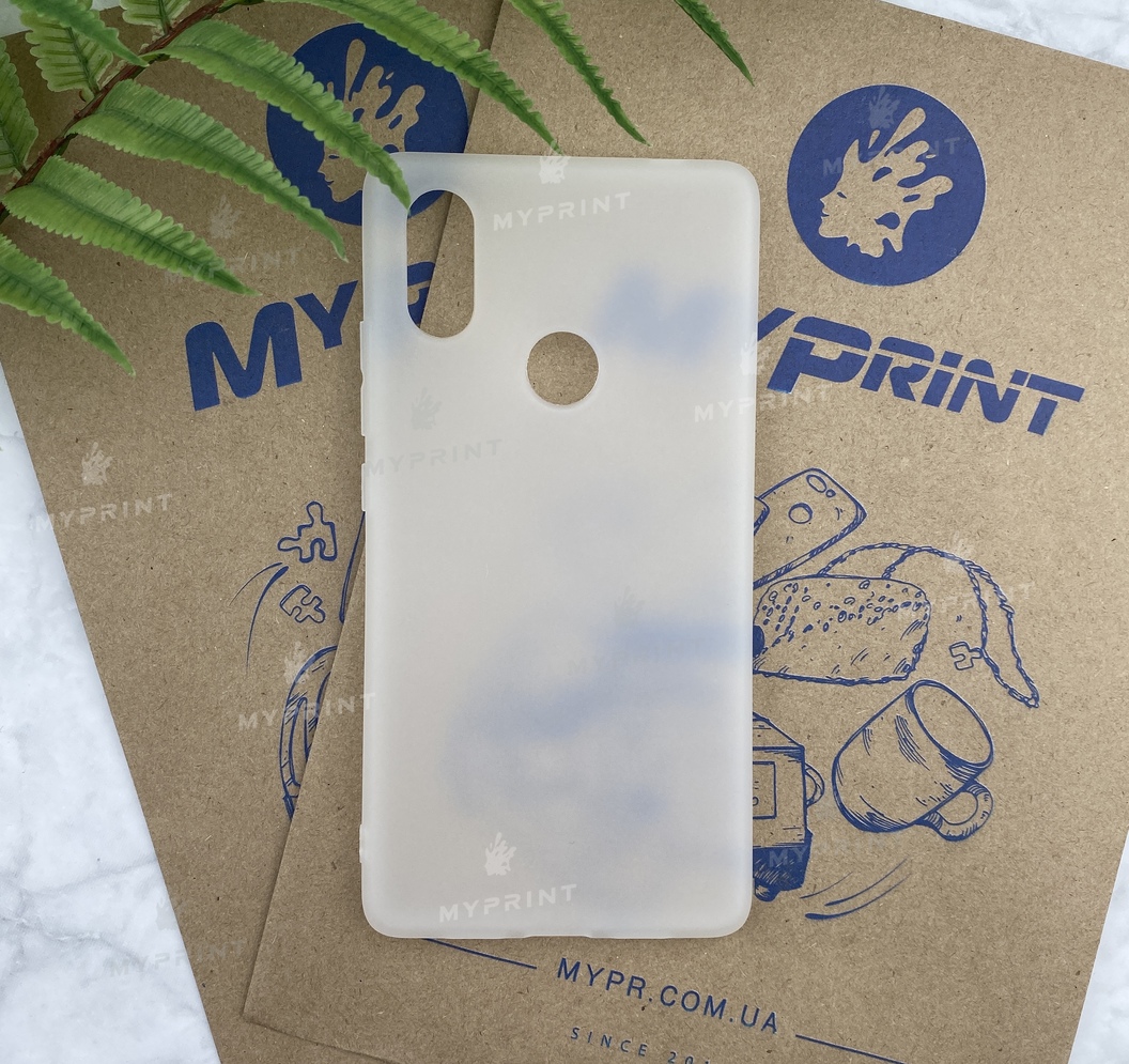 Чохол силіконовий для Xiaomi MI8 SE білий (5199) - фото 1 - Чохли для УФ друку