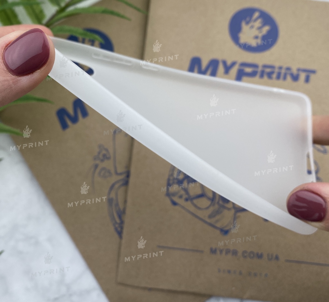 Чохол силіконовий для Xiaomi MI8 SE білий (5199) - фото 3 - Чохли для УФ друку