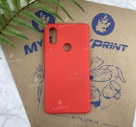 Чохол силіконовий для Xiaomi MI8 SE червоний (5202) - фото 1 - Чохли для УФ друку