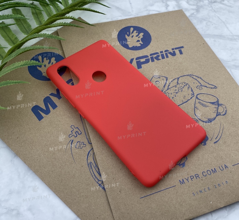 Чохол силіконовий для Xiaomi MI8 SE червоний (5202) 