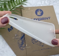 Чохол силіконовий для Xiaomi MI8 Pro білий (5195) - фото 3 - Чохли для УФ друку