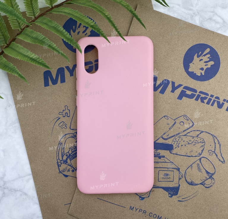 Чохол силіконовий для Xiaomi MI8 Pro рожевий (5197) 