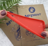 Чохол силіконовий для Xiaomi MI8 Pro червоний (5198) - фото 3 - Чохли для УФ друку