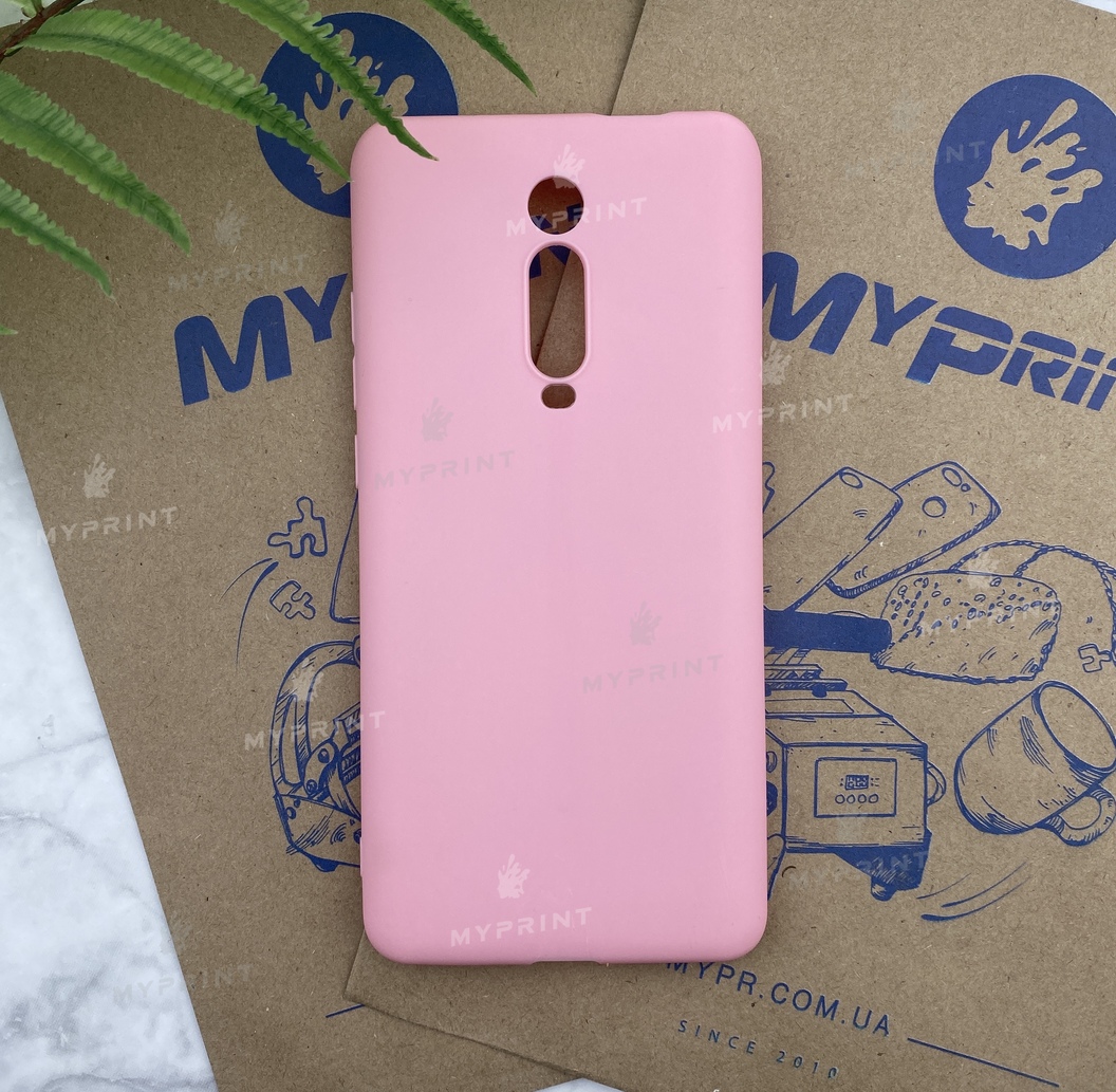 Чохол силіконовий для Xiaomi MI9T (K20) рожевий (5627) - фото 1 - Чохли для УФ друку