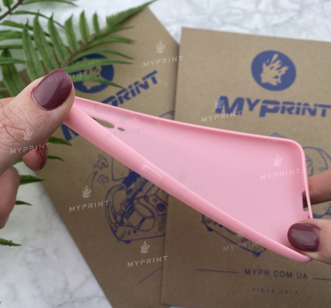 Чохол силіконовий для Xiaomi MI9 рожевий (5209) - фото 3 - Чохли для УФ друку