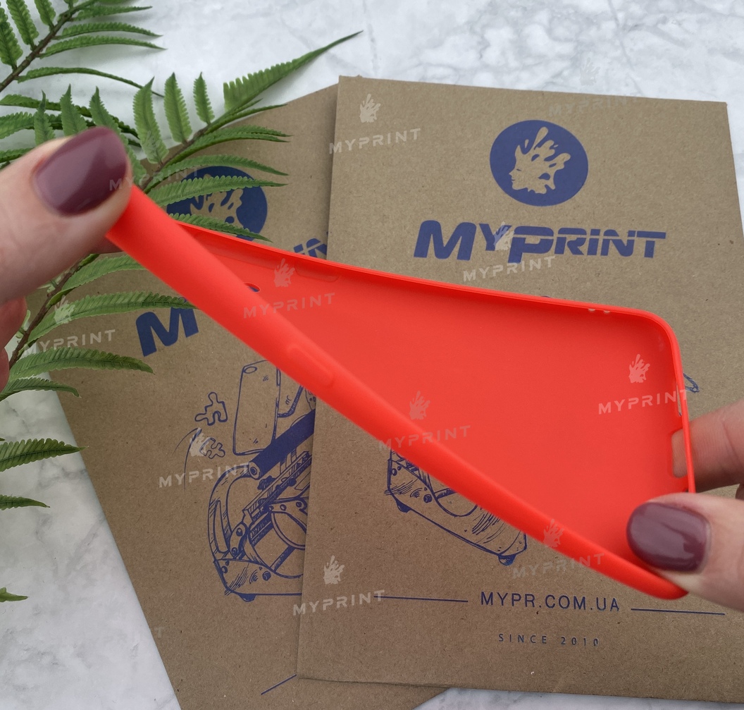 Чохол силіконовий для Xiaomi MI9 червоний (5210) - фото 3 - Чохли для УФ друку