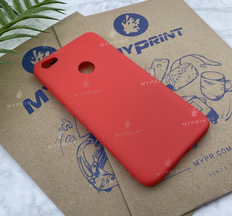 Чохол силіконовий для Xiaomi Redmi Note 5A Prime червоний (5413) 