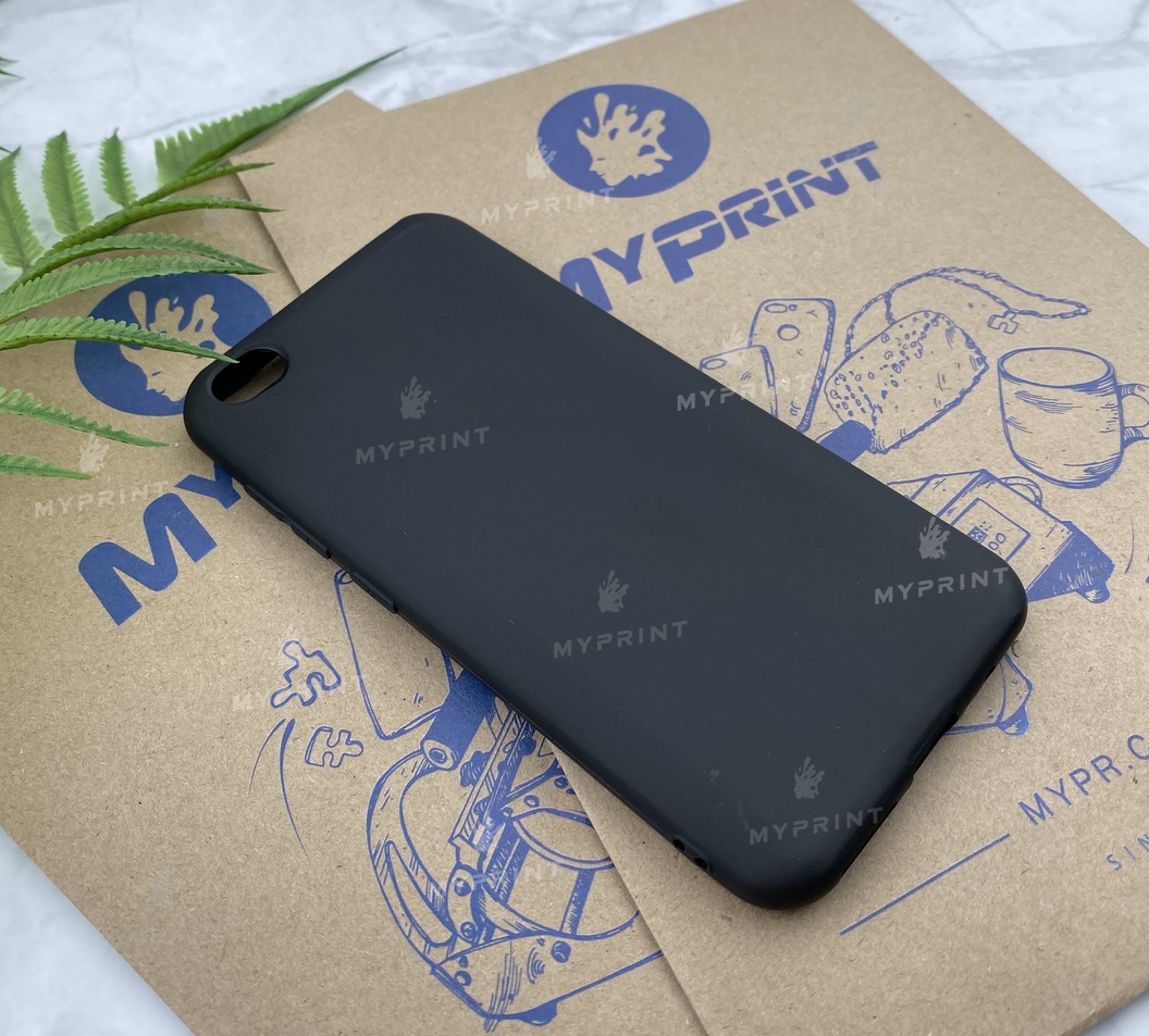 Чохол силіконовий для Xiaomi Redmi Go чорний (5250) - фото 2 - Чохли для УФ друку