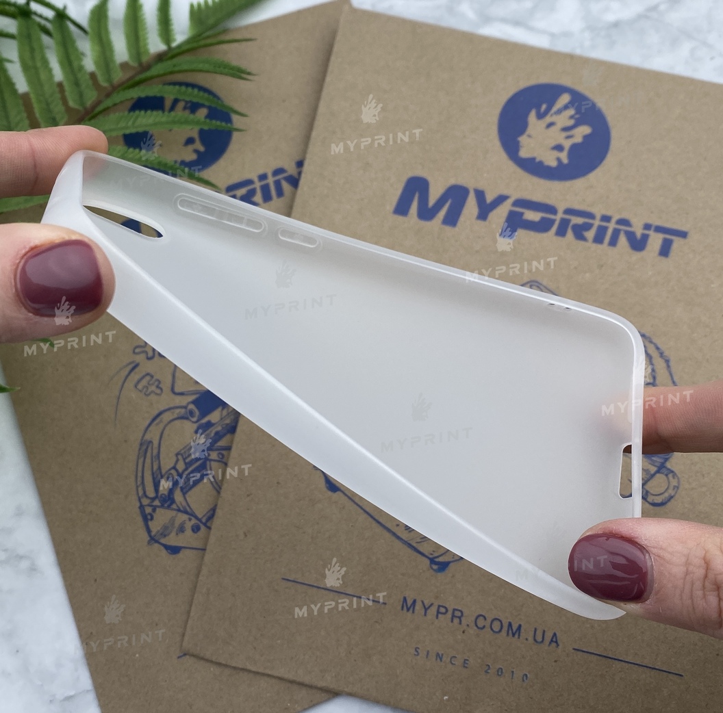 Чехол силиконовый для Xiaomi Redmi 7a белый (5518) - фото 3 Чехол силиконовый для Xiaomi Redmi 7a белый (5518) - фото 3 - Чехлы для УФ печати
