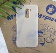 Чохол силіконовий для Xiaomi Pocophone F1 білий (5211) - фото 1 - Чохли для УФ друку