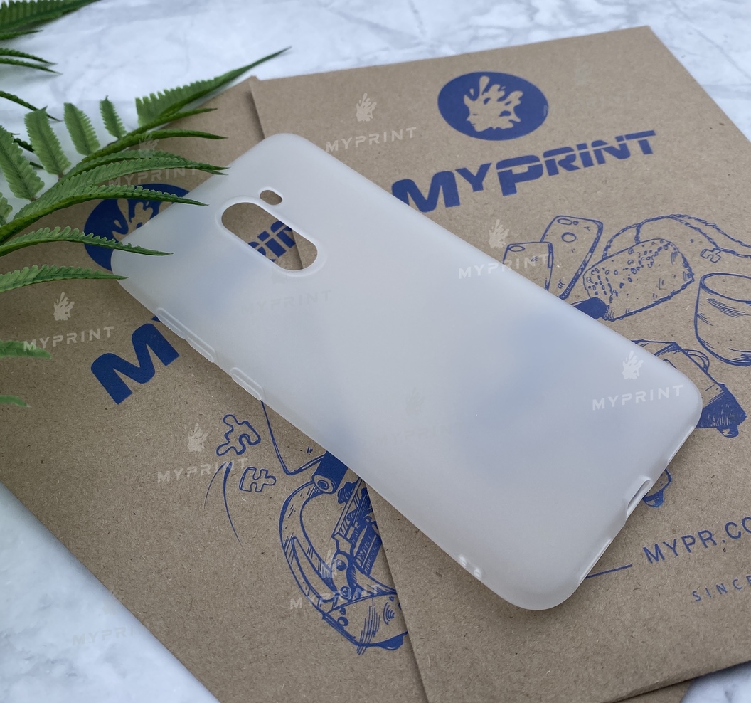 Чохол силіконовий для Xiaomi Pocophone F1 білий (5211) - фото 2 - Чохли для УФ друку