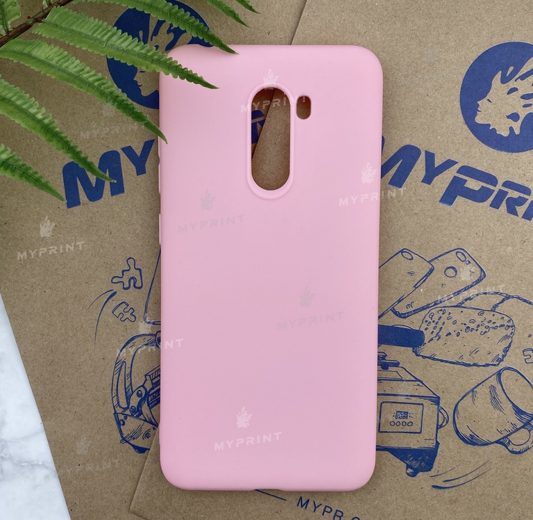 Silicone cover for Xiaomi Pocophone F1 pink (5213)  Silicone cover for Xiaomi Pocophone F1 pink (5213)