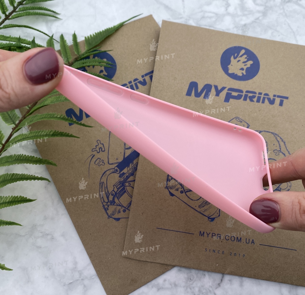 Silicone cover for Xiaomi Pocophone F1 pink (5213) - фото 3 Silicone cover for Xiaomi Pocophone F1 pink (5213) - фото 3 - Covers for UV printing
