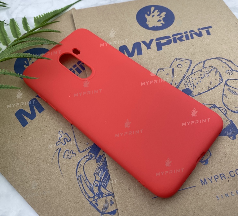 Чохол силіконовий для Xiaomi Pocophone F1 червоний (5214) 