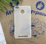 Чохол силіконовий для Xiaomi Redmi 3s білий (5215) - фото 1 - Чохли для УФ друку