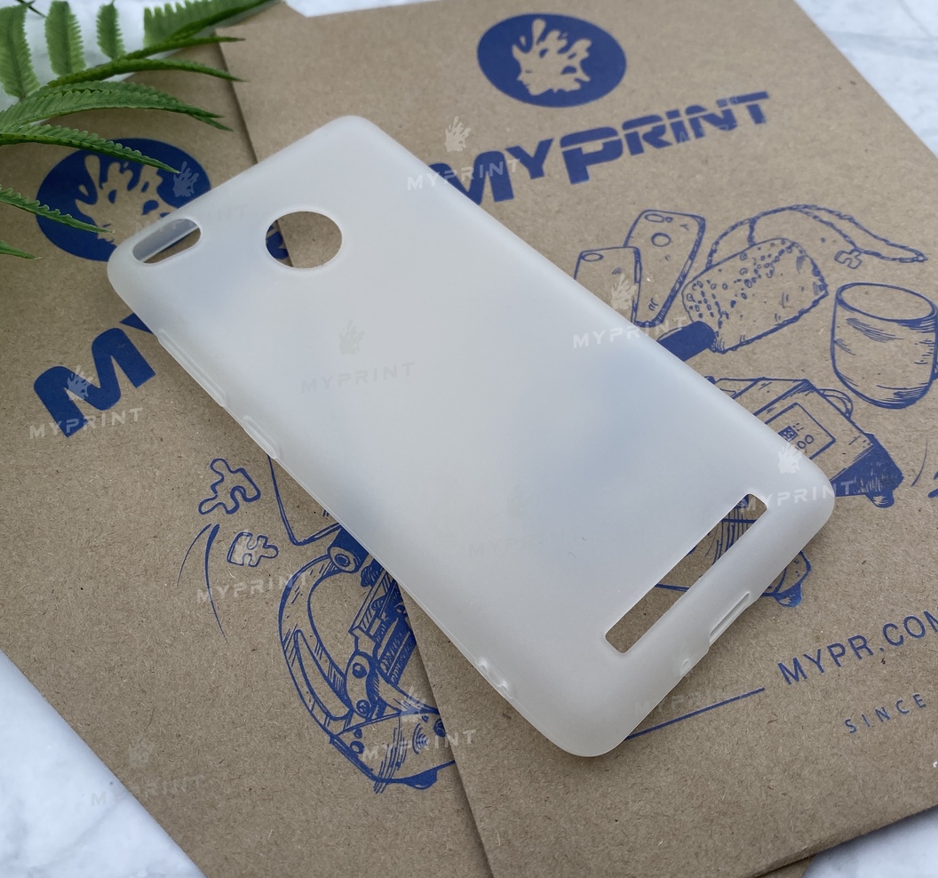 Чохол силіконовий для Xiaomi Redmi 3s білий (5215) - фото 2 - Чохли для УФ друку