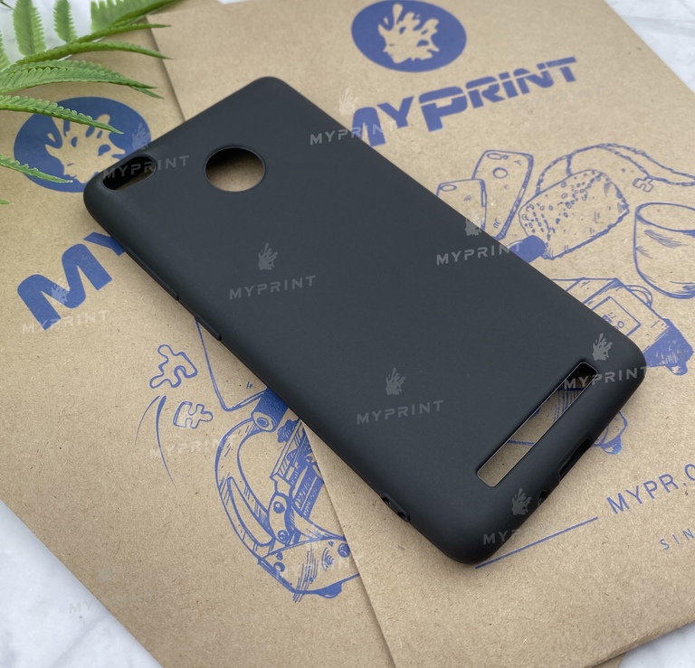 Чохол силіконовий для Xiaomi Redmi 3s чорний (5216)  Чохол силіконовий для Xiaomi Redmi 3s чорний (5216)