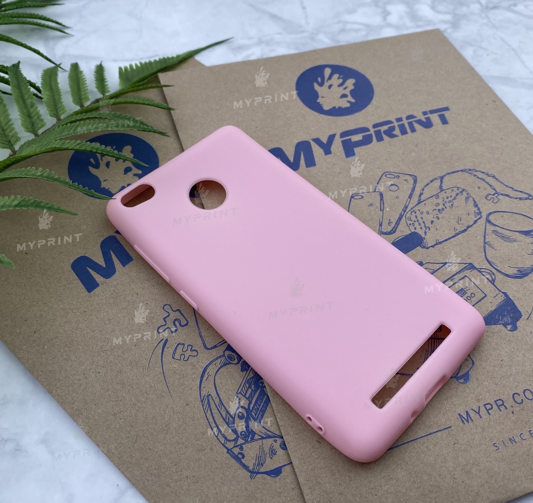 Silicone cover for Xiaomi Redmi 3s pink (5217) - фото 2 Silicone cover for Xiaomi Redmi 3s pink (5217) - фото 2 - Covers for UV printing