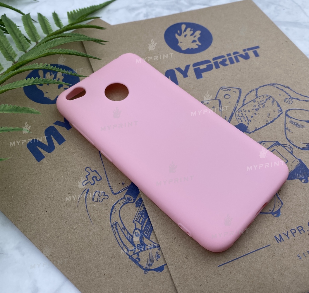 Чохол силіконовий для Xiaomi Redmi 4X рожевий (5227) - фото 2 Чохол силіконовий для Xiaomi Redmi 4X рожевий (5227) - фото 2 - Чохли для УФ друку