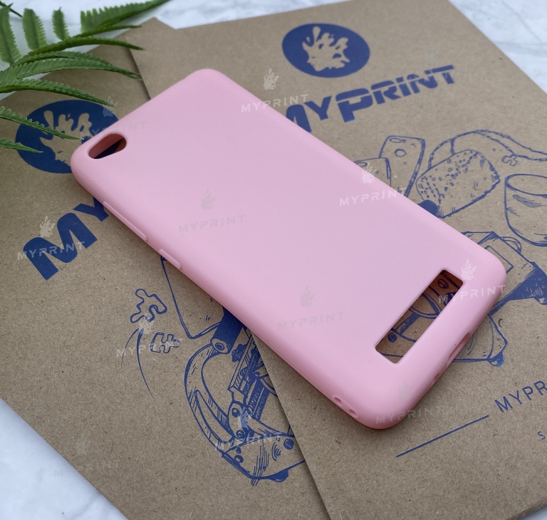 Чохол силіконовий для Xiaomi Redmi 4a рожевий (5223) 