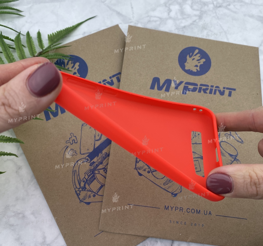 Чохол силіконовий для Xiaomi Redmi 4a червоний (5224) - фото 3 - Чохли для УФ друку