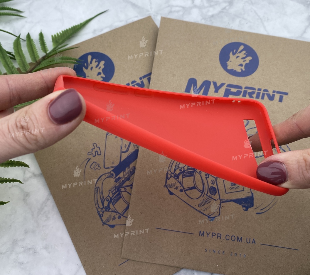 Чохол силіконовий для Xiaomi Redmi 5a червоний (5240) - фото 3 - Чохли для УФ друку