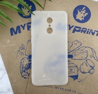 Чохол силіконовий для Xiaomi Redmi 5 білий (5233) - фото 1 - Чохли для УФ друку