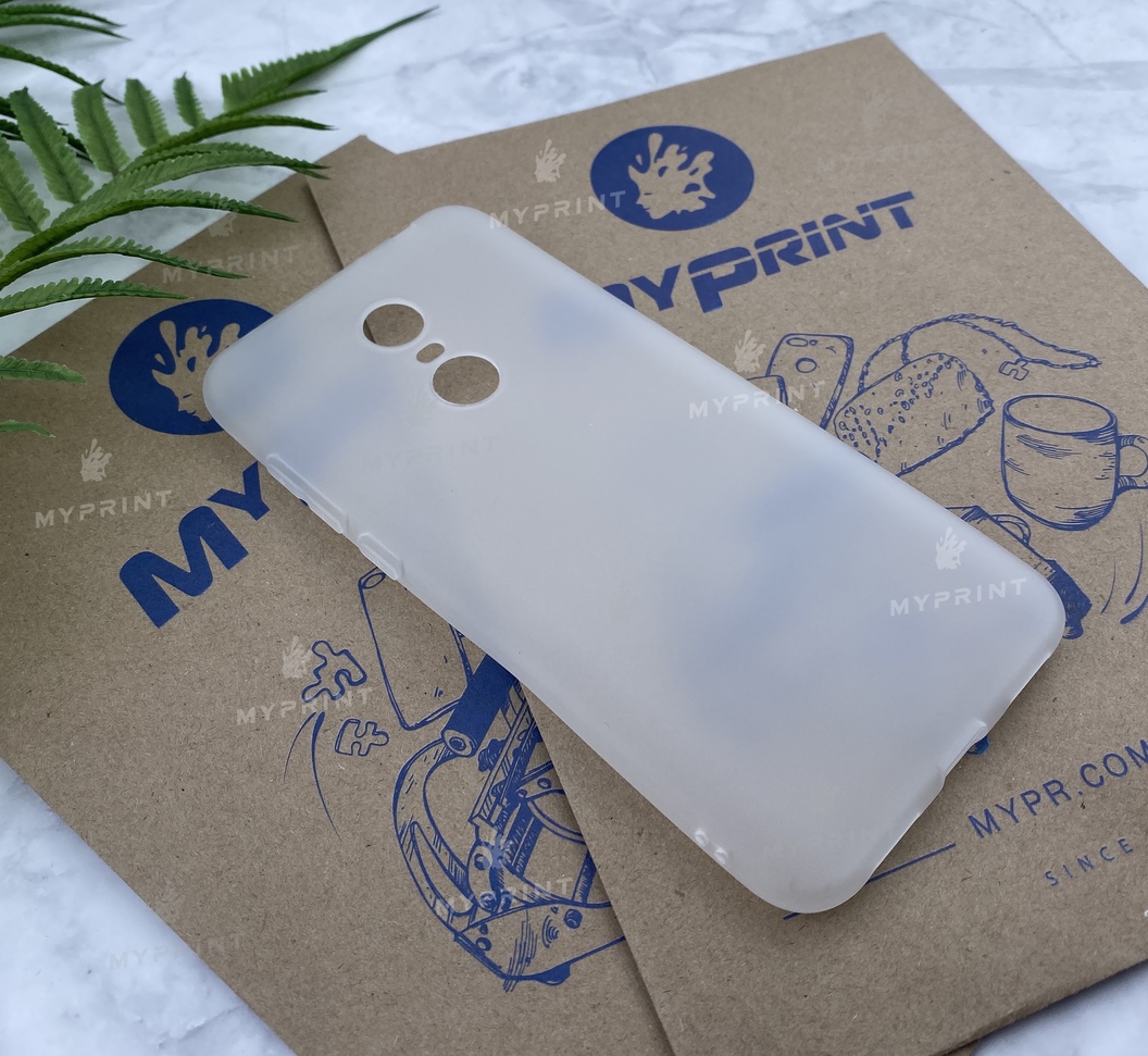 Чохол силіконовий для Xiaomi Redmi 5 Plus білий (5229) - фото 2 - Чохли для УФ друку