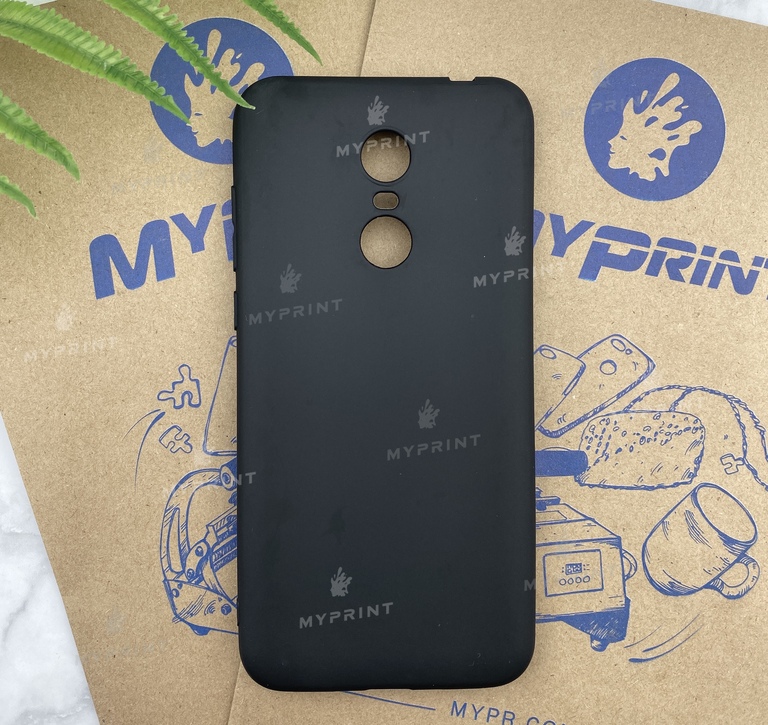 Чохол силіконовий для Xiaomi Redmi 5 Plus чорний (5230) 