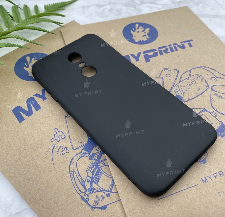 Чохол силіконовий для Xiaomi Redmi 5 Plus чорний (5230) 