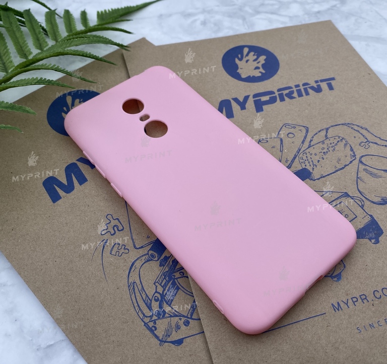 Silicone cover for Xiaomi Redmi 5 Plus pink (5231) 
