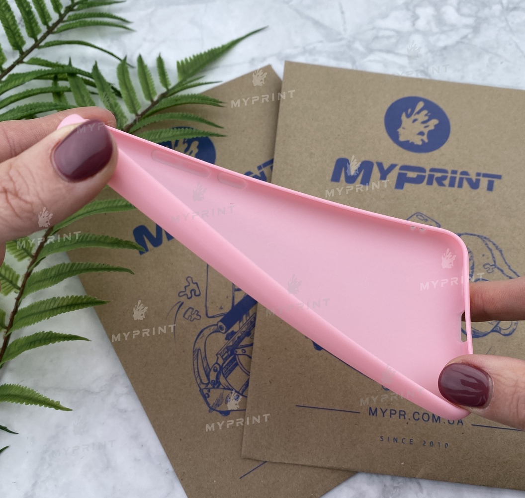Чохол силіконовий для Xiaomi Redmi 5 Plus рожевий (5231) - фото 3 - Чохли для УФ друку