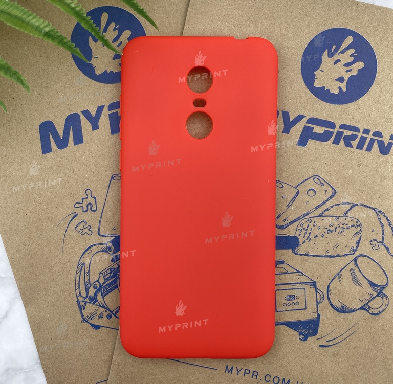 Silicone cover for Xiaomi Redmi 5 Plus red (5232) 