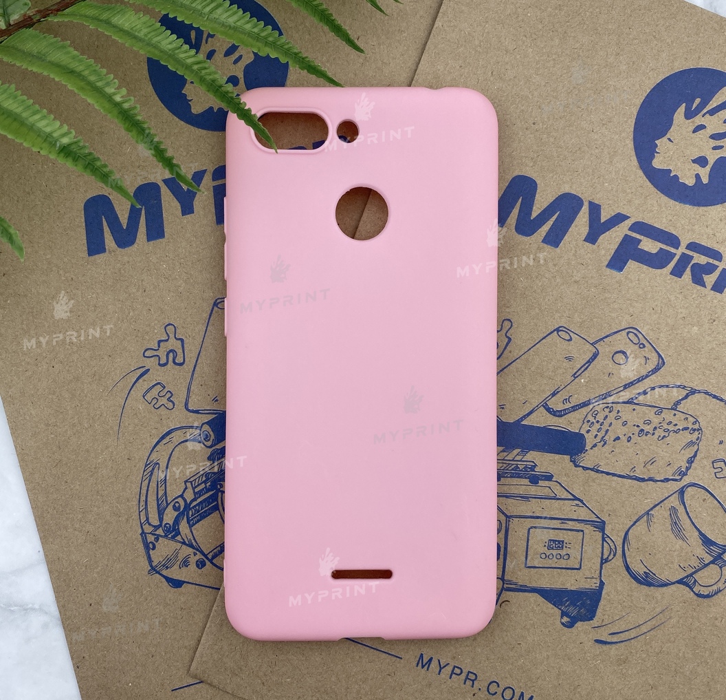 Чохол силіконовий для Xiaomi Redmi 6 рожевий (5243) - фото 1 - Чохли для УФ друку