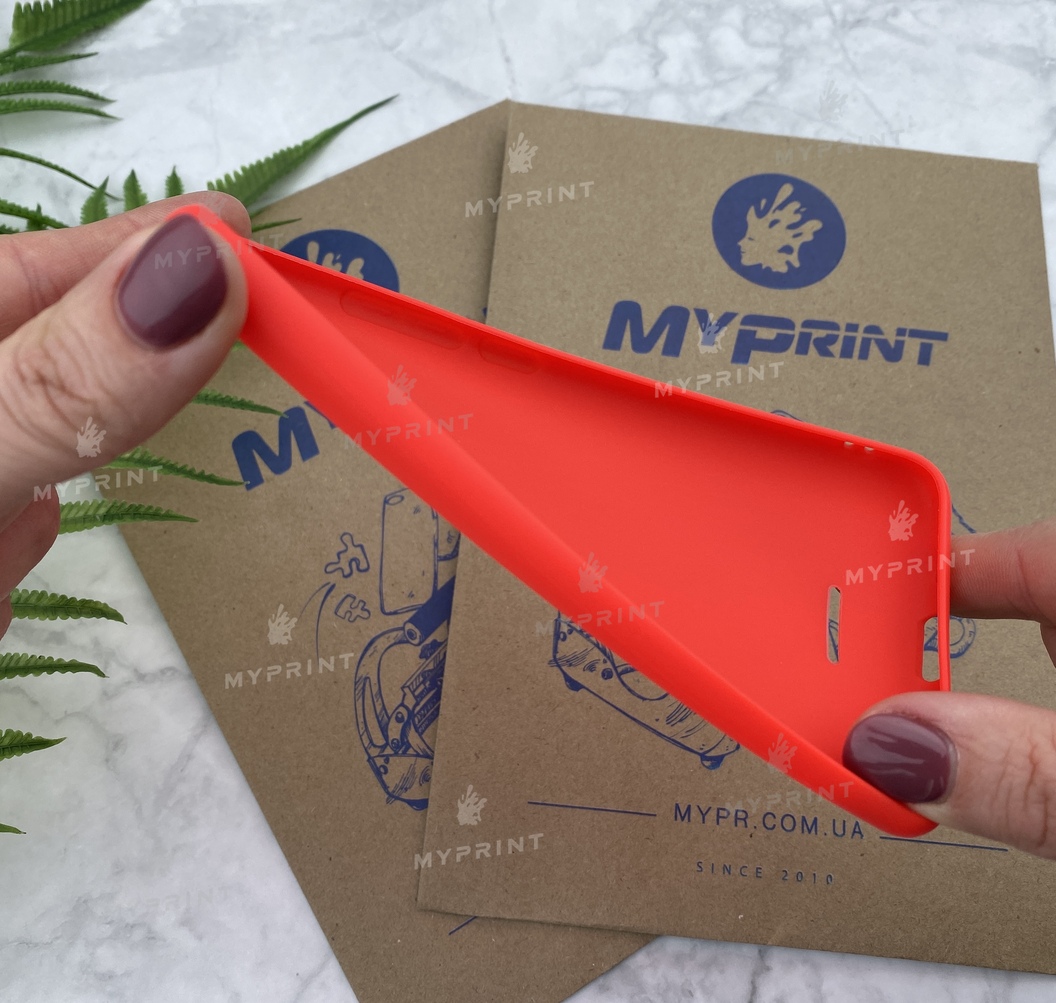 Чохол силіконовий для Xiaomi Redmi 6 червоний (5244) - фото 3 - Чохли для УФ друку